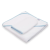 NEW BABY Gyermek frottír törölköző és kapucnival New Baby BASIC 80x80 fehér-kék