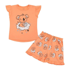 NEW BABY Gyermek nyári pizsama New Baby Dream lazacszín 1-3 hó (62 cm)