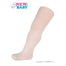 NEW BABY Pamut egyszínű harisnyanadrág New Baby fehér | Fehér | 80 (9-12 h) babazokni, harisnya