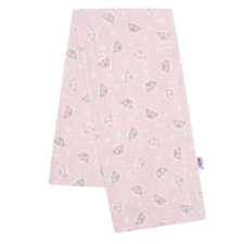 NEW BABY pelenka tetra rózsaszín kis maci mosható pelenka