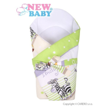 NEW BABY Pólya kókusz betéttel és masnival New Baby zöld szafari | Zöld | pólya
