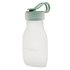 NEW BABY Szilikon anyatejes cumisüveg New Baby kék cumisüveg