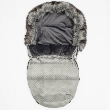 NEW BABY Téli lábzsák New Baby Lux Fleece szürke lábzsák