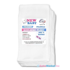 NEW BABY Textilpelenka - New Baby Premium 70x80 cm mosható pelenka