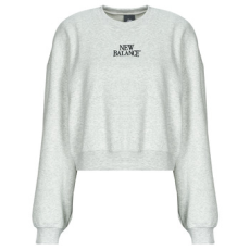 New Balance Pulóverek LINEAR HERITAGE FLEECE CREW Szürke EU XL