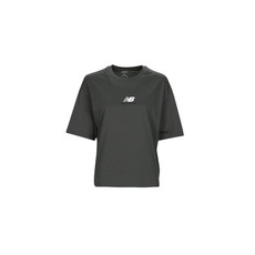 New Balance Rövid ujjú pólók Athletics 1/4 Zip Fekete EU XS