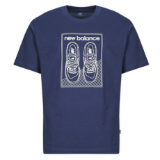 New Balance Rövid ujjú pólók GRAPHIC JERSEY TEE Tengerész EU XL