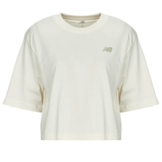 New Balance Rövid ujjú pólók LINEAR HERITAGE RELAXED T-SHIRT Bézs EU S