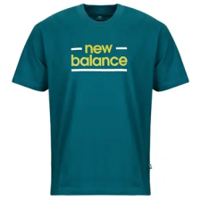 New Balance Rövid ujjú pólók LINEAR LINES T-SHIRT Zöld EU M férfi póló