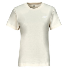 New Balance Rövid ujjú pólók SMALL LOGO T-SHIRT Bézs EU XS női póló