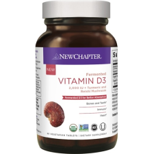 New Chapter Fermentált  D3 Vitamin, 60 db vitamin és táplálékkiegészítő