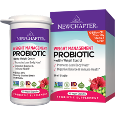 New Chapter Weight Management, Súlykezelési Probiotikum, 30 db, New Chapter vitamin és táplálékkiegészítő
