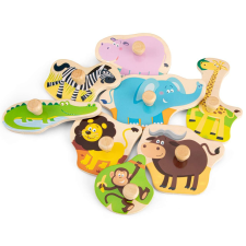 New Classic Toys fa puzzle, 9 db puzzle, kirakós