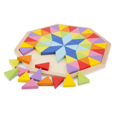 New Classic Toys Puzzle, színes nyolcszög, 72 darabból puzzle, kirakós