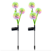 NEW ENERGY Földbe szúrható napelemes pitypang világítás 2 darabos szett kültéri szolár világítás