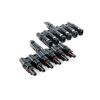 NEW ENERGY Napelem közösítő csatlakozó 6 napelem 1 közös csatlakozásba MC4 1000V 30A
