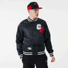 New Era chicago bulls team logo satin bomber kabát férfi fekete l férfi kabát, dzseki