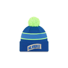 New Era knit nbace 23 milwaukee bucks téli sapka unisex kék one férfi sapka