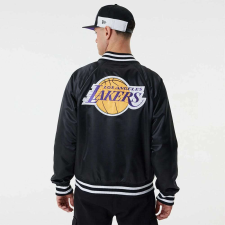 New Era los angeles lakers team logo satin bomber kabát férfi fekete xl férfi kabát, dzseki