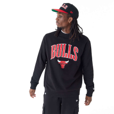 New Era nba arch graphic chicago bulls oversized pulóver férfi fekete l