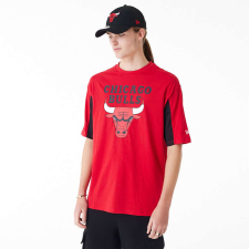 New Era nba panel chicago bulls oversized póló férfi piros xxl férfi póló