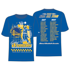 New Era nba rally drive golden state warriors póló férfi kék m