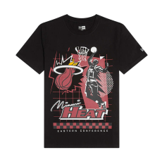 New Era nba rally drive miami heat póló férfi fekete l