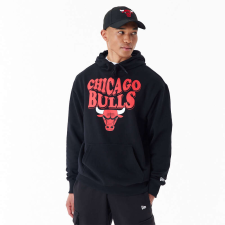 New Era nba script chicago bulls oversized pulóver férfi fekete l férfi pulóver, kardigán