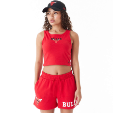 New Era NBA Team Logo Chicago Bulls Crop póló Női Piros XS