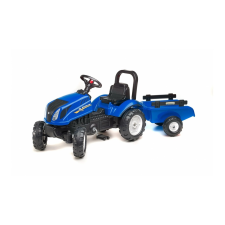 New Holland T6 traktor pótkocsival lábbal hajtható járgány