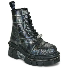 NEW ROCK Bokacsizmák - Fekete 38