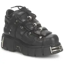 NEW ROCK Oxford cipők EVIL Fekete 43 női cipő