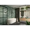  New Velvet különleges akril kád 160x85 fehér előlappal, fehér lefolyóval