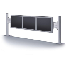 Newstar FPMA-DTB100 10"-24" LCD TV/Monitor asztali tartó Ezüst 3 képernyőhöz tv állvány és fali konzol