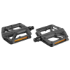 Newton MTB karbon pedál fekete, dupla csapágyas, fényvisszaverővel (pár) NEWTON Bicikli alkatrészek Kerékpár alkatrészek Kerékpár pedálok