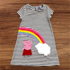 Next Peppa, csíkos ruha lányka ruha