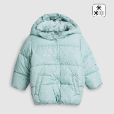 Next téli kabát pasztell zöld csiillagos 2-3 év (98 cm) gyerek kabát, dzseki