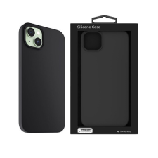 Nextone IPH-15-MAGCASE-BLACK iPhone 15 fekete szilikon MagSafe hátlap tok és táska