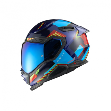 Nexx X.WST3 Fluence zárt motoros bukósisak kék-piros bukósisak