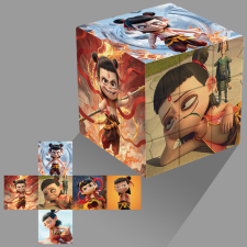  Nezha Retro Kocka No. 12 kreatív és készségfejlesztő