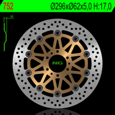NG Brake Disc NG BRAKES Lebegő féktárcsa - 752 egyéb motorkerékpár alkatrész