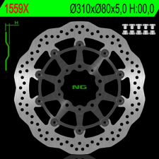 NG Brake Disc NG BRAKES Petál Fék Tárcsa - 1559X egyéb motorkerékpár alkatrész