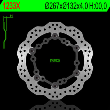NG Brake Disc NG BRAKES Petal Lebegő - 1233X egyéb motorkerékpár alkatrész