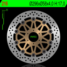 NG Brake Disc NG BRAKES Úszó - 216 egyéb motorkerékpár alkatrész