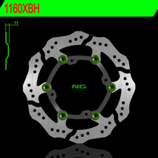 NG Brake Disc NG FÉKEK Petál Lengő - 1160XBH egyéb motorkerékpár alkatrész
