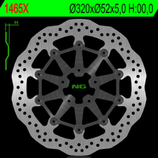 NG Brake Disc NG FÉKEK Petál Lengő - 1465X egyéb motorkerékpár alkatrész