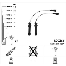NGK gyújtókábelkészlet NGK 8647 autóalkatrész