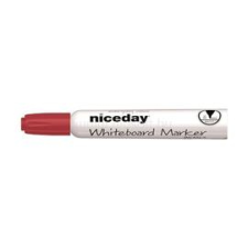 Niceday kerek hegyű piros táblamarker (NICEDAY_1144395) filctoll, marker