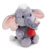 NICI : Elefánt plüssfigura mágneses szívvel - 32 cm, szürke