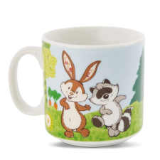 NICI : Forest Friends nyuszi és borz mintájú bögre bögrék, csészék